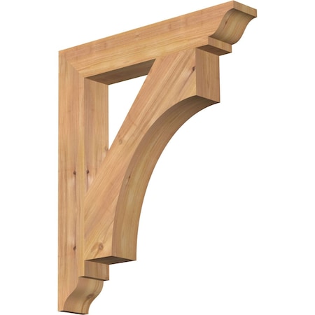 Ekena Millwork Westlake Traditional Smooth Bracket, Western Red Cedar, 3 1/2"W x 22"D x 26"H BKT04X22X26WTL01SWR